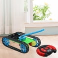 thumbnail image 4 of Plástico DIY RC Coches Juguetes Crawler Tank Vehículo 4 Canales Juguetes de construcción Bloque de construcción educativo 2.4GHz para niños  baja velocidad Macarena Coche de tanques RC, 4 of 7