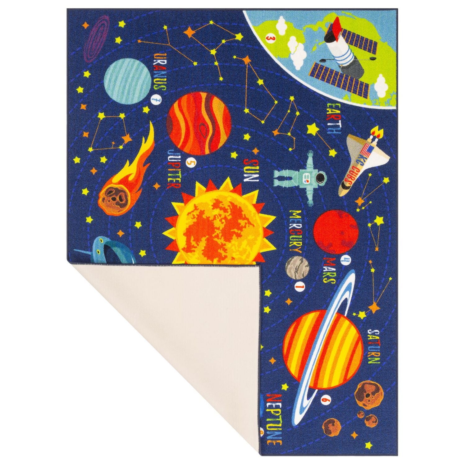 KC Cubs cosmos éducatif tapis et tapis de route de zone pour les chambres des infants et la salle de jeux