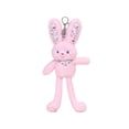 thumbnail image 2 of Llavero de peluche de conejo para mochila, colgante para bolso o recuerdo de fiesta. Rosa, 2 of 9