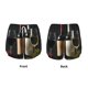 thumbnail image 3 of Balery Two Bottles Of Red And White Wine Pantalones cortos deportivos para mujer con forro y dos bolsillos, elásticos, para entrenamiento, gimnasio, yoga-Large, 3 of 7