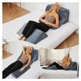 thumbnail image 5 of Bigroof 4pcs Orthopedic Bed Wedge Pillow Set, Reading Triangle Pillow for Bed Back and Legs Support Wedge Pillow Sleeping, 5 of 7