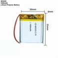 thumbnail image 1 of 3.7V 1000mAh Li-Ion Battery 803035 Lithium Polymer Rechargeable Battery For Bluetooth Headset GPS Toy, 1 of 6
