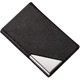 thumbnail image 1 of Negro - polipiel + tarjetero profesional de acero inoxidable - para viajes y negocios, 1 of 5