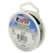 AFW C090B-0 Surflon Nylon Coated 1x7 Stainless Leader Wire 90 lb