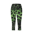 thumbnail image 4 of Capri Leggings para Mujeres Yoga Capri Calcetines Día de San Patricio Unisex Impresión Apretada Moda Casual 3/4 Pantalones Capri Pantalones de Yoga para Mujeres, 4 of 9