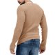 thumbnail image 5 of Blusas y camisas de manga larga con cuello en V para hombre, camisetas casuales de manga larga, jersey de punto, camisa de color liso con cuello en V, blusa para hombre, 5 of 6