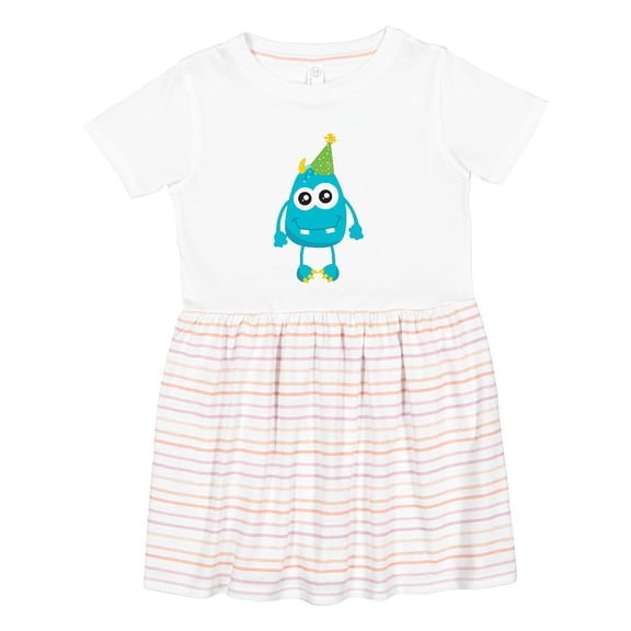 Inktastic Blue Monster Girls Toddler Dress