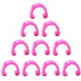 thumbnail image 1 of Eigraketly 10 piezas Cable de bicicleta C Clips Cables de cambio profesionales Clip Fijación Abrazaderas Manguera Hebilla Fijador para bicicletas Púrpura Ciclismo Rosado Eigraketly OD020040-07, 1 of 6