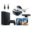 PlayStation VR Bundle 4 Items:VR Headset,Playstation Camera,PlayStation 4 Slim 500GB Console - Uncharted 4,VR Game Disc Eagle Flight