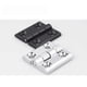 thumbnail image 1 of Bisagra de aleación de zinc cromada para caja de distribución de aluminio 4060, bisagra para puerta de armario eléctrico, 1 of 4