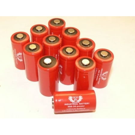 12 PACK TITAN Brand Replacement CR123A for Surefire 123A Lithium ...