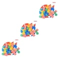 thumbnail image 2 of Baohd 150Pcs Self-adhesive Foams Stickers Colorful DIY Sponge Sticker Three-dimensional Decal Kindergarten Handmade Educational 3Set, 2 of 6