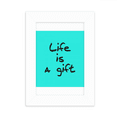 thumbnail image 1 of Life Is a Inspirational Quote Sayings Desktop Photo Frame Picture Display Decoration Art Painting, 1 of 3