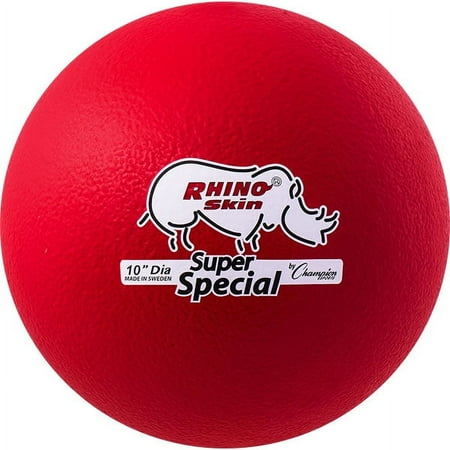 UPC: 0710858013526 | Champion Sports 10 Rhino Skin Super Special Foam Ball Red