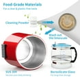 thumbnail image 6 of BENTISM Water Distiller, 1 L/H, 4L Distilled Water Maker w/ 0-99 H Timing, 750W Countertop Water Purifier w/Dual Temp Display, Glass Carafe Cleaning Powder 3 Carbon Packs Equipped, Red, 6 of 10