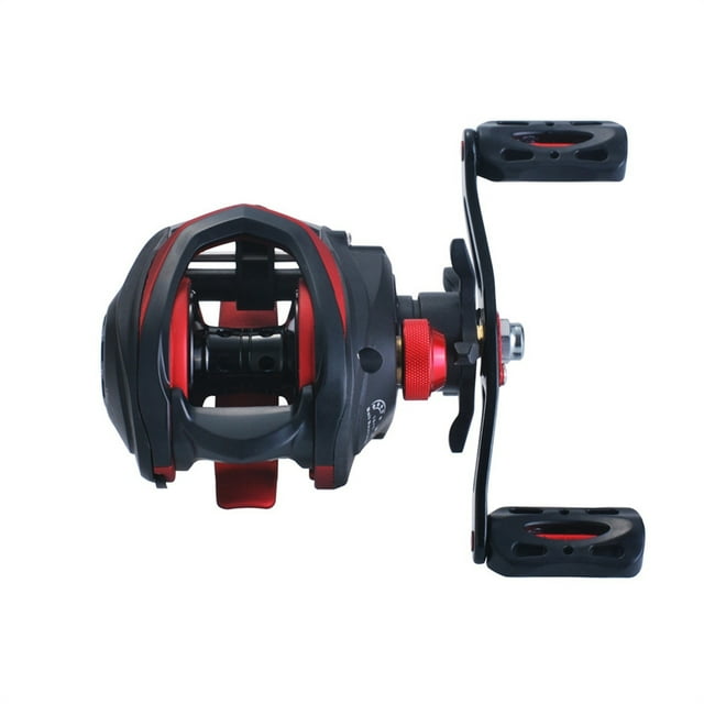 18+1BB Baitcasting Reel 8KG/17.6LB Max Drag High Speed 8.1:1 Magnetic Brake System Bait Casting Fishing Reel ,Rigid Aluminum Skeletal Frame