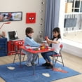 thumbnail image 3 of Marvel Spiderman Kids' 3-Piece Table and Chairs Set, Red, 3 of 8