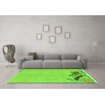thumbnail image 3 of Ahgly Company Indoor Round Abstract Green Modern Area Rugs, 3' Round, 3 of 4