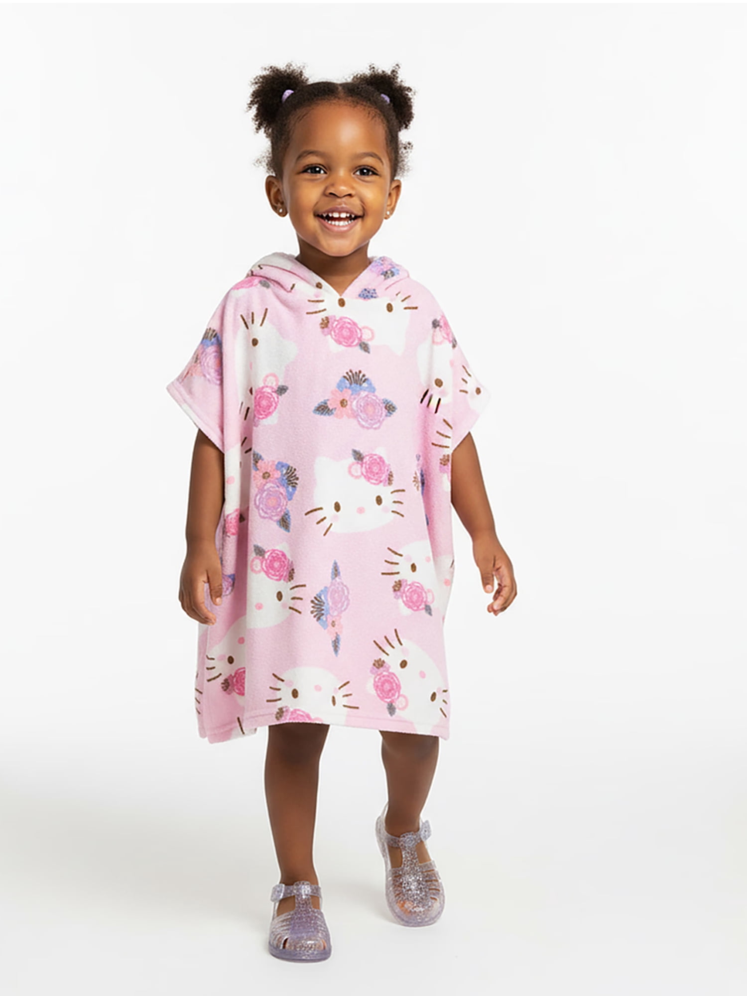 Character Toddler Girl Terry Cover Up Dress with Hood, Sizes 12M-5T
