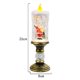 thumbnail image 5 of Caja de música navideña, candelabro artesanal con adorno en forma de vela. Papa Noel, 5 of 9