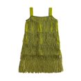 thumbnail image 1 of PENGXIANG Charmante Robe d'Été Sans Manches pour les Bébés Filles avec des Pompons pour un Look Décontracté, 1 of 9