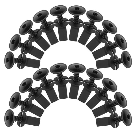 20 Sets Automotive Push Screws and Fasteners for Car Panel Bumper Cover and Door Trim Compatible with Multiple Models Replacement
