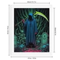 thumbnail image 2 of Paint By Numbers Kit for Adults Beginner - DIY Dark Hooded Figure Amidst Tombstones Canvas Painting Kits for Adults, Frameless Paint By Number for Adults for Home Wall Decor 16x20 Inch, 2 of 7