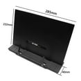thumbnail image 2 of Foldable Desktop Music Stand Portable Cookbook Tablet Book Reading Metal Stand Holder Bracket Black 6 Levels Adjustable Usage Angle, 2 of 7