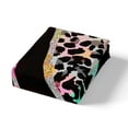 thumbnail image 4 of Leopard Print Bedding Set Twin,Blue Black Cheetah Print Duvet Cover for Girls,Wild Animal Skin Comforter Cover,Safari Ombre Texture Bed Sets with 1 Pillowcase Microfiber, 4 of 5