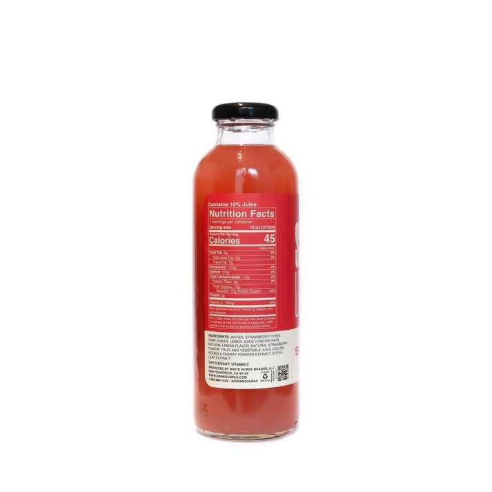 Sunpax Non GMO, All Natural Juice, Strawberry Lemonade, 16 fl oz