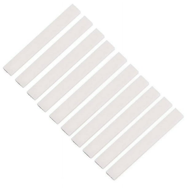 10 piezas de puente de cuerda de guitarra de hueso en blanco Compatible con guitarra clásica Hy