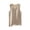 Khaki, variant on Solid Color Tank Tops for Men Imitation German Velvet Wool Silk Top V Neck Seamless Thick Warm Undershirt