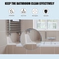 thumbnail image 3 of 2 Pieces Bathtub Corner Splash Guard， Arcylic Material Corner Guard Shower Bathtub Guard， Bathroom Bath Tub Splash Guards， with Transparent 3M Tapes for Bathtub Guard (Transparent), 3 of 5