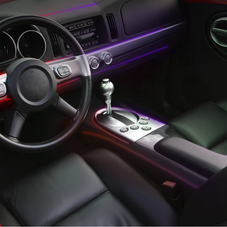 Sound-Reactive Fiber Optic Car Interior Lighting Kit photo 3