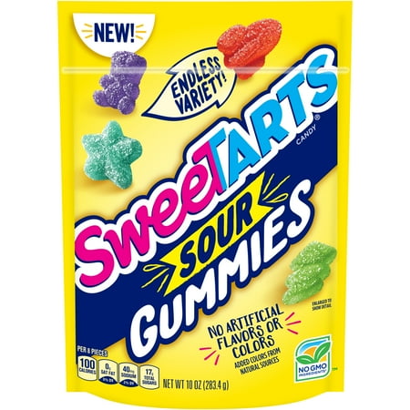 - SweeTARTS Sour Gummies, 10 Oz.