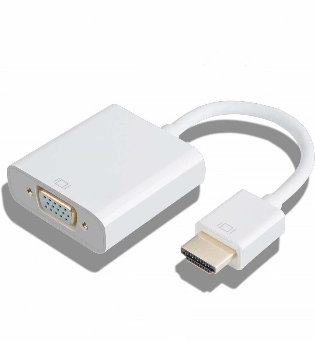 6ft HDMI to VGA Cable with Audio and USB Power Computer, PS, Xbox, Chromebook, Raspberry Pi, Apple TV. Un bidirectional HDMI to VGA Monitor Cord Male Compatible for All HDMI Devices 