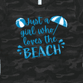 thumbnail image 4 of Inktastic Just a Girl Who Loves the Beach Women's T-Shirt, 4 of 5