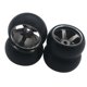 thumbnail image 1 of Tholdsy RC Car Car Wheel Rim Tires Replacement  WLtoys Car 1/28 for 4WD K989 K969 Kits de construcción modelo Titanio, 1 of 1