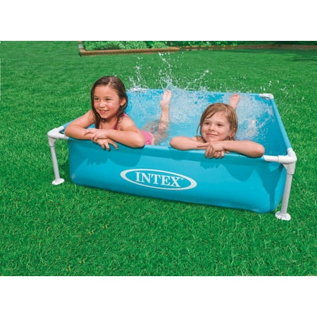 Intex Mini Frame Kids 4ft x 4ft x 12in Beginner Kiddie Swimming Pool (2 Pack) | Walmart Canada