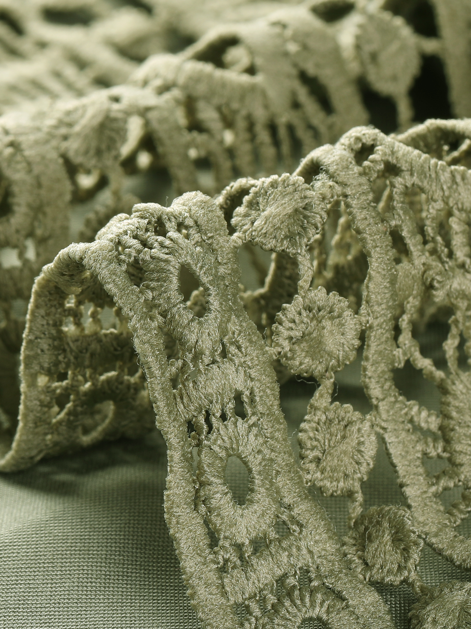 Women's Plus Summer Tops Lace Crochet Short Sleeve Casual Blouses 4X Army Green