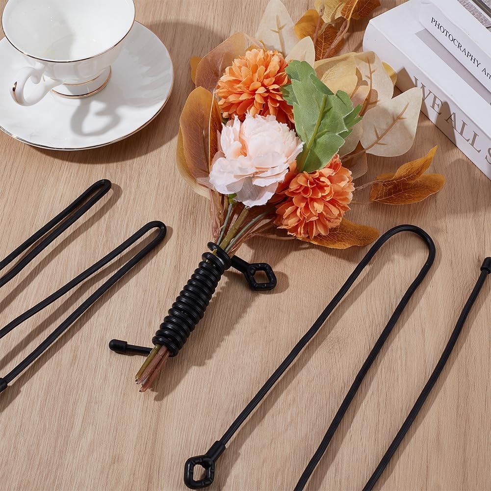 10pcs 32inch Silicone Twist Ties Reusable Silicone Cable Tie Twist Ties Heavy Duty Bendable Cable Ties Straps Cord Organizer Ties for Cable Wire Management Bundling Holding Indoor Outdoor
