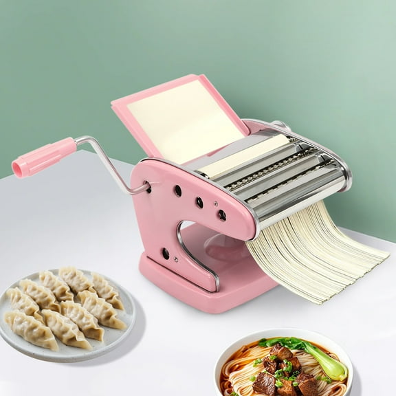 Pasta Maker Machine, with 6 Adjustable Thickness Settings Pasta Maker Machine 7.87*5.90*8.66inch DIY Fun