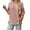 Pink, variant on Duoif Womens Sweatshirt Women's Oversized Crew Neck Sweatshirt - Loose Top with Side Slit Sweatshirt for Women Beige L