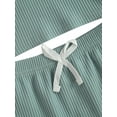 thumbnail image 6 of Qiylii Baby 2-piece Outfit Set Short Sleeve Solid Color Tops T shirt + Shorts, 6 of 6