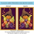thumbnail image 5 of Toland Home Garden Cornucopia Thanksgiving Fall Flag Double Sided 12x18 Inch, 5 of 5