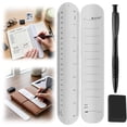 thumbnail image 2 of Wrist Notepad Set, LQIDESHIP Bracelet Notepad Memo for Daily Tasks Lists, Reusable Erasable Waterproof Slap Bracelets Notepad with Pen and Eraser, 2 of 9