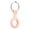 Rose, variante sur lionlar Housse de Protection en Silicone avec Porte-Clés Anti-Perte, Compatible avec Airtags Rose