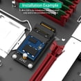 thumbnail image 4 of M.2 NVME 2230 To 2242 Extension Adapter, Reliable Easy Installation PCB M.2 2230 Male To 2242 Female Extension Adapter  For X270 For T480, 4 of 8
