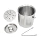 thumbnail image 3 of Cubo de hielo de Acero inoxidable BLESIY 3.0L con tapa y pinzas, 3 of 8
