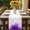 Purple, variant on Modern Purple Table Runner - 90 Inch Long, Kitchen Dining Table Runner Dresser Scarves, Gradient Floral Abstract Bohemian White Farmhouse Decor for Coffee Tables Wedding Party Banquet